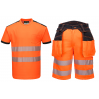 Ubranie robocze koszulka+szorty z kieszeniami kaburowymi PW3 PORTWEST (T181, PW343)